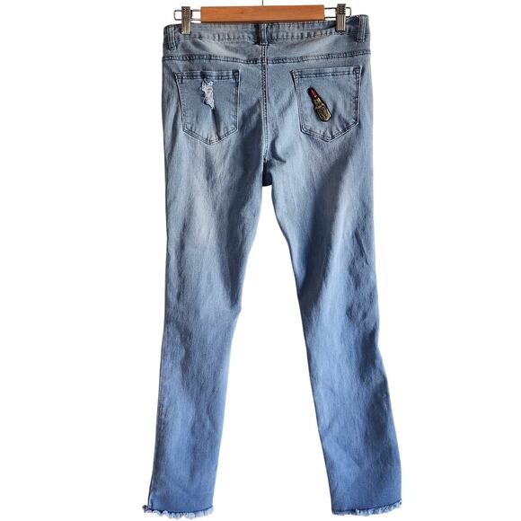 Buzz Jeans Distressed Skinny Leg Juniors Size 13/14 - Picture 2 of 9